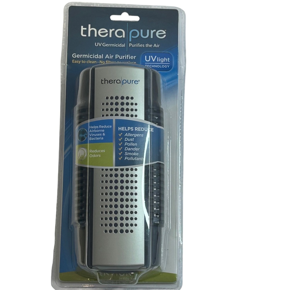 Therapure TPP50 UV Germicidal Air Purifier Envion Plug-In Permanent Filter Black